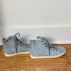 Tretorn Light Gray High-Top Athletic Shoes- worn once